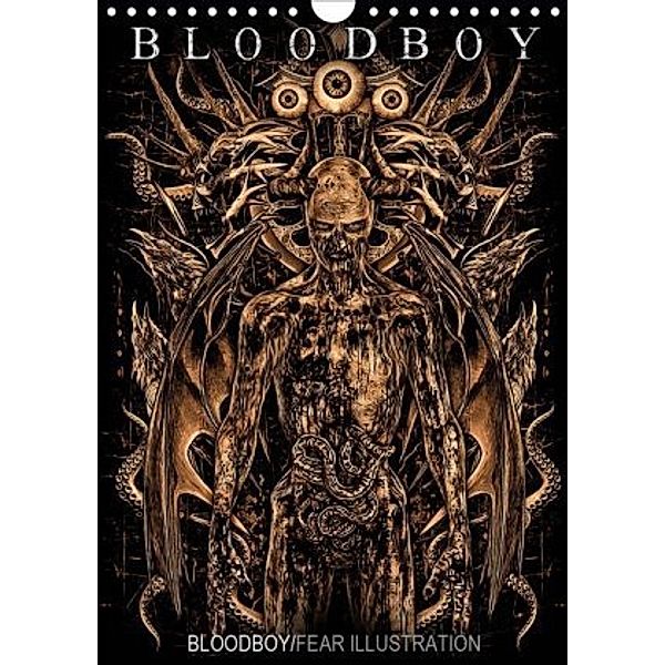 BLOODBOY/FEAR ILLUSTRATION (Wandkalender 2020 DIN A4 hoch)