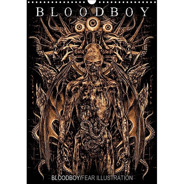 BLOODBOY/FEAR ILLUSTRATION (Wandkalender 2021 DIN A3 hoch), Bloodboy