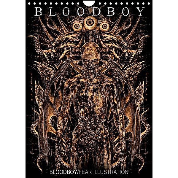 BLOODBOY/FEAR ILLUSTRATION (Wandkalender 2023 DIN A4 hoch), Bloodboy