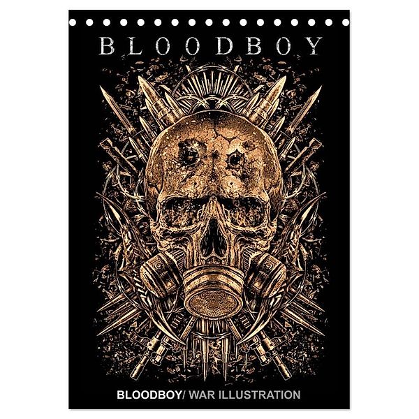 BLOODBOY/WAR ILLUSTRATION (Tischkalender 2024 DIN A5 hoch), CALVENDO Monatskalender, Bloodboy