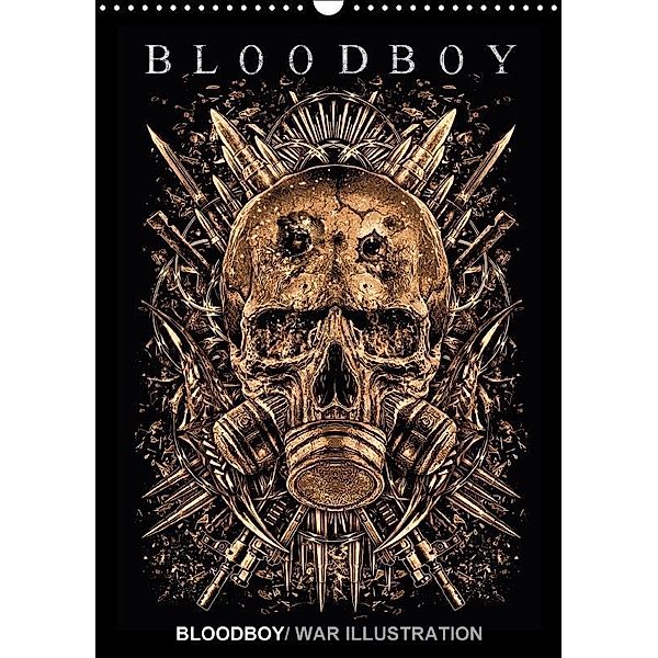 BLOODBOY/WAR ILLUSTRATION (Wandkalender 2017 DIN A3 hoch), BLOODBOY