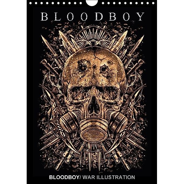 BLOODBOY/WAR ILLUSTRATION (Wandkalender 2017 DIN A4 hoch), BLOODBOY