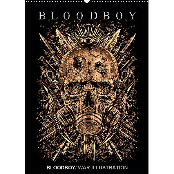BLOODBOY/WAR ILLUSTRATION (Wandkalender 2019 DIN A2 hoch), Bloodboy