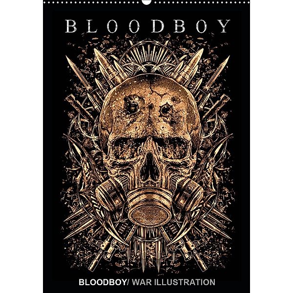 BLOODBOY/WAR ILLUSTRATION (Wandkalender 2021 DIN A2 hoch), Bloodboy