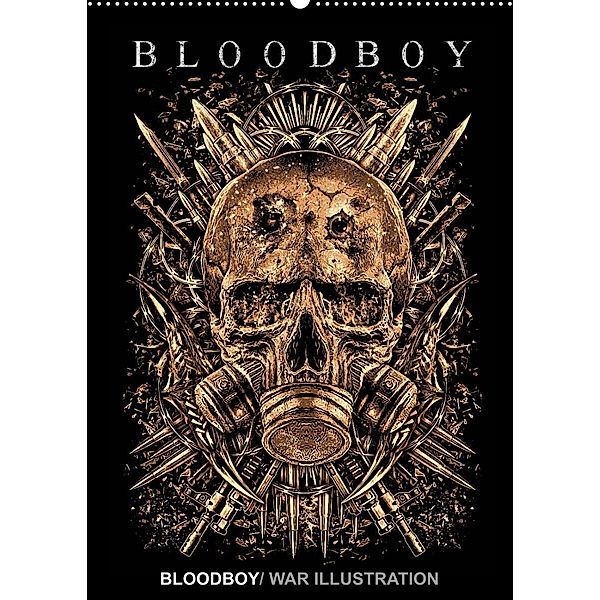 BLOODBOY/WAR ILLUSTRATION (Wandkalender 2023 DIN A2 hoch), Bloodboy