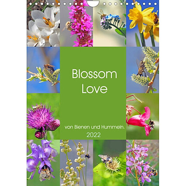 Blossom Love, von Bienen und Hummeln (Wandkalender 2022 DIN A4 hoch), VogtArt