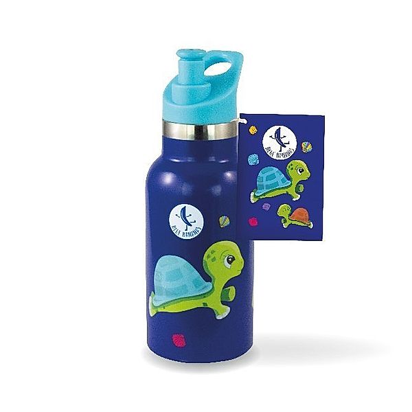 Blue Bananas Kids doppelwandige Edelstahlflasche 350 ml Turtle - glänzend