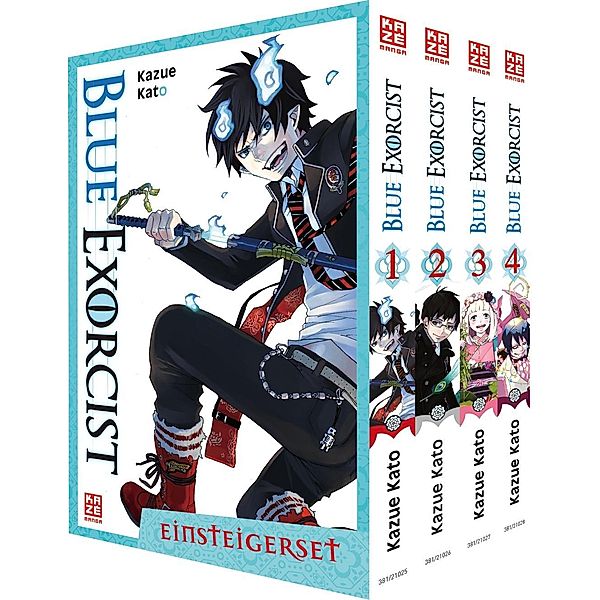 Blue Exorcist - Einsteigerset, 4 Bde., Kazue Kato