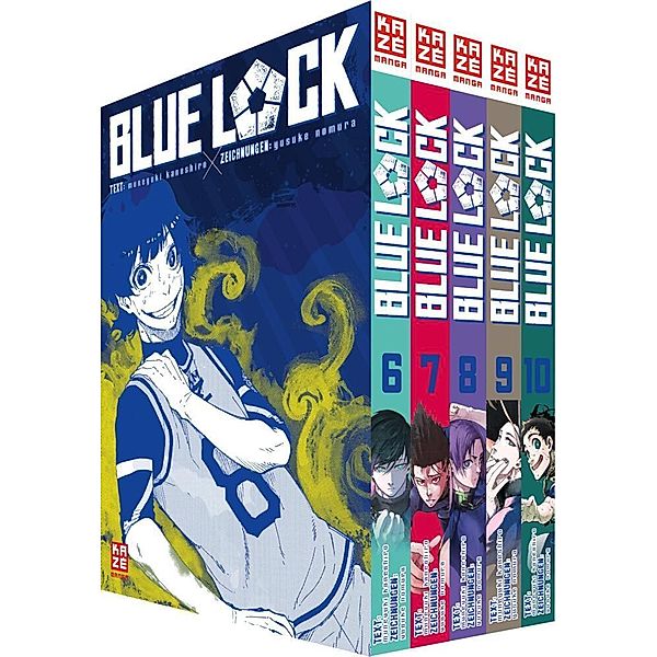 Blue Lock - Band 6-10 im Sammelschuber, Yusuke Nomura