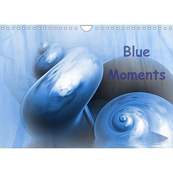 Blue Moments (Wall Calendar 2023 DIN A4 Landscape), Claudia Burlager