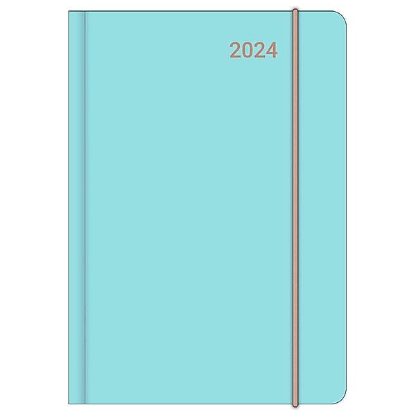 BLUE SPRUCE 2024 - Diary - Buchkalender - Taschenkalender - 12x17