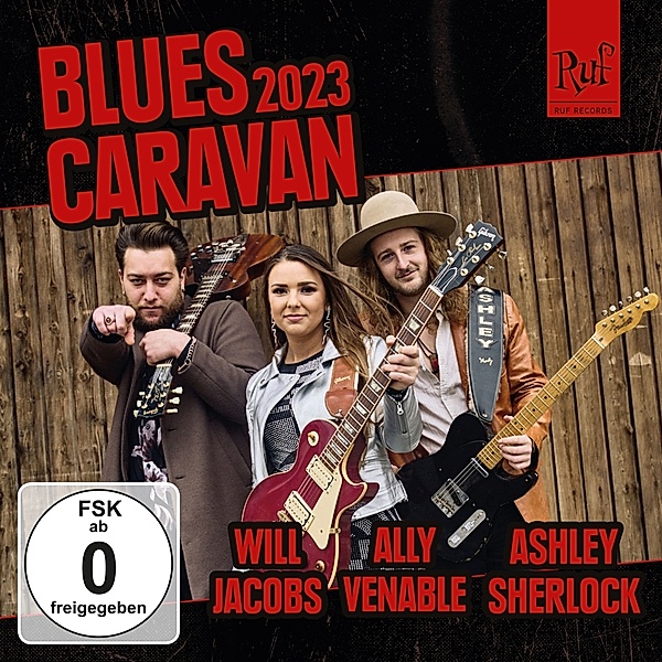 Blues Caravan 2023 (Cd+Dvd), Will Jacobs, Ally Venable, Ashley Sherlock