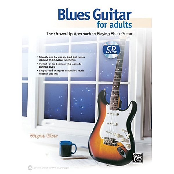 Blues Guitar for Adults, w. Audio-CD, Wayne Riker
