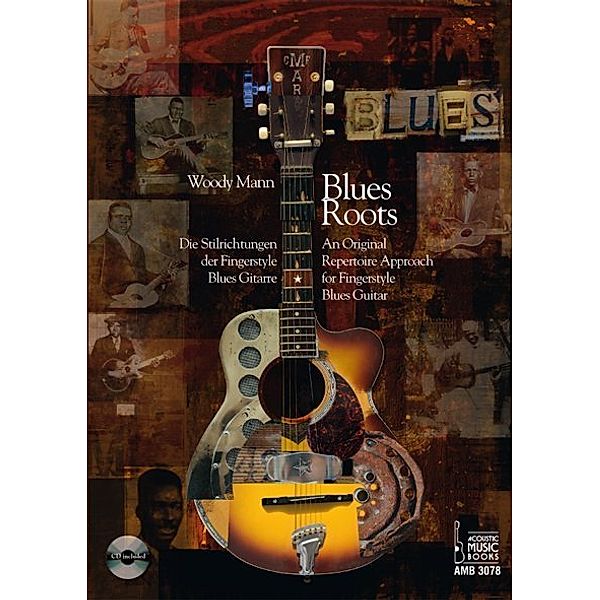 Blues Roots, m. Audio-CD, Woody Mann