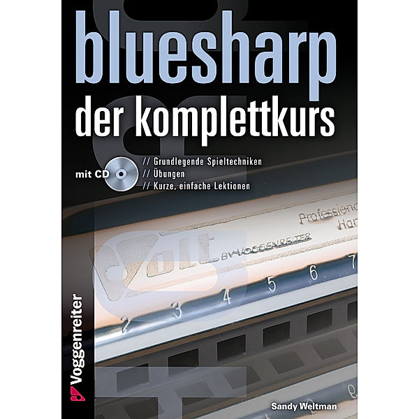 BLUESHARP - DER KOMPLETTKURS, m. 1 Audio-CD, Sandy Weltman