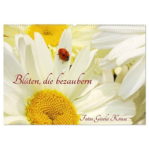 Blüten, die bezaubern (Wandkalender 2024 DIN A2 quer), CALVENDO Monatskalender, Gisela Kruse
