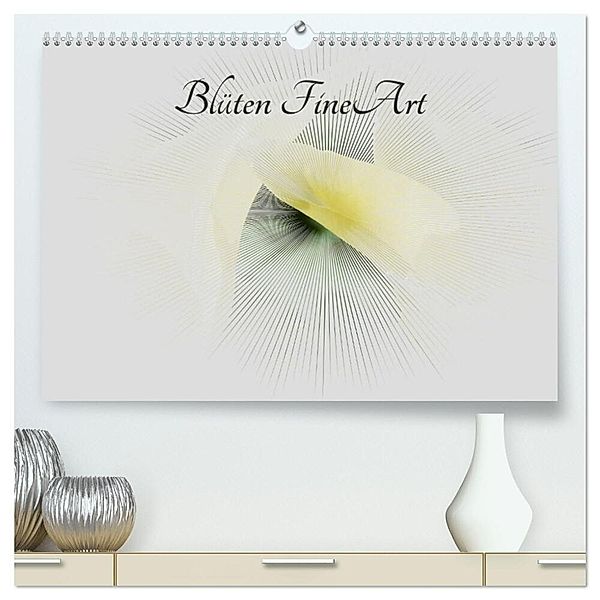 Blüten FineArt (hochwertiger Premium Wandkalender 2025 DIN A2 quer), Kunstdruck in Hochglanz, Calvendo, Martina Busch