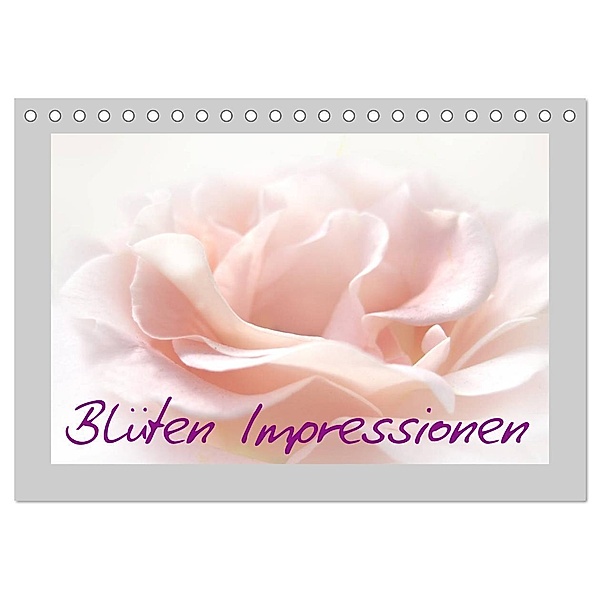 Blüten Impressionen (Tischkalender 2024 DIN A5 quer), CALVENDO Monatskalender, Claudia Burlager