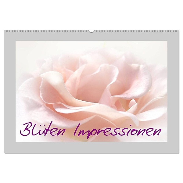 Blüten Impressionen (Wandkalender 2024 DIN A2 quer), CALVENDO Monatskalender, Claudia Burlager