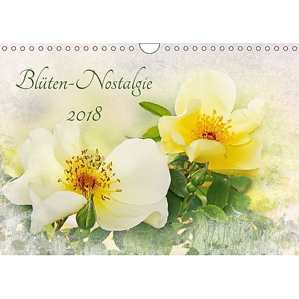 Blüten-Nostalgie 2018 (Wandkalender 2018 DIN A4 quer) Dieser erfolgreiche Kalender wurde dieses Jahr mit gleichen Bilder, SusaZoom