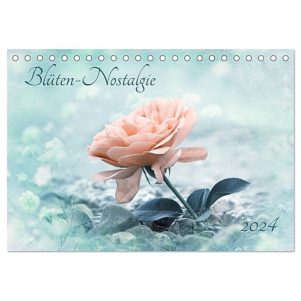 Blüten-Nostalgie 2024 (Tischkalender 2024 DIN A5 quer), CALVENDO Monatskalender, SusaZoom