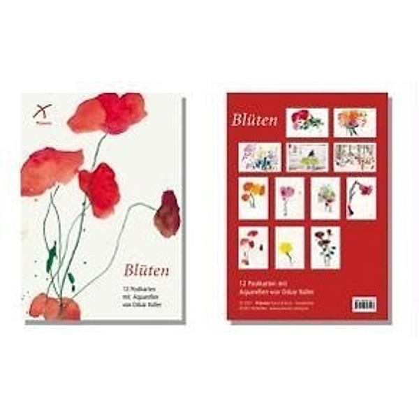 Blüten, Postkarten-Set, Oskar Koller