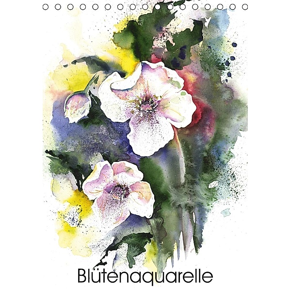 Blütenaquarelle (Tischkalender 2020 DIN A5 hoch), Jitka Krause