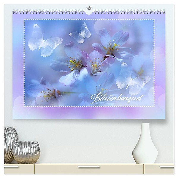 Blütenbouquet (hochwertiger Premium Wandkalender 2025 DIN A2 quer), Kunstdruck in Hochglanz, Calvendo, Astrid Ziemer