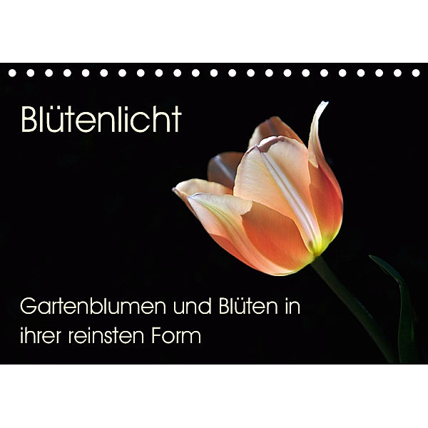 Blütenlicht - Gartenblumen und Blüten in ihrer reinsten Form (Tischkalender 2019 DIN A5 quer), Markus Peceny