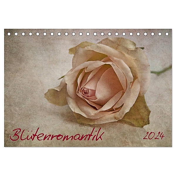 Blütenromantik (Tischkalender 2024 DIN A5 quer), CALVENDO Monatskalender, Claudia Möckel / Lucy L!u