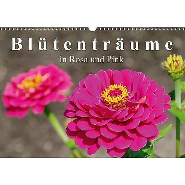 Blütenträume in Rosa und Pink (Wandkalender 2017 DIN A3 quer), LianeM