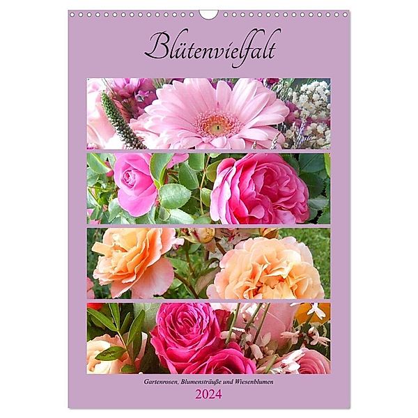 Blütenvielfalt (Wandkalender 2024 DIN A3 hoch), CALVENDO Monatskalender, Birgit Siegmund