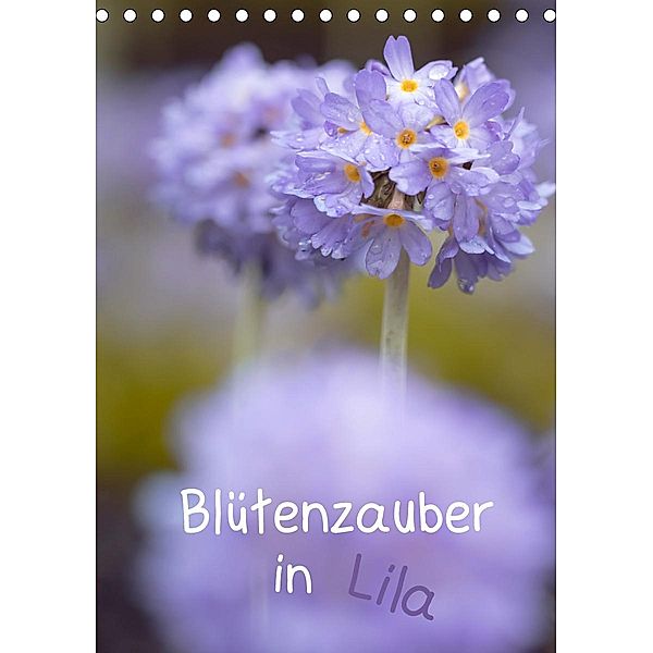 Blütenzauber in Lila (Tischkalender 2021 DIN A5 hoch), Ulrike Adam