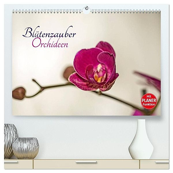 Blütenzauber Orchideen (hochwertiger Premium Wandkalender 2024 DIN A2 quer), Kunstdruck in Hochglanz, Andrea Potratz