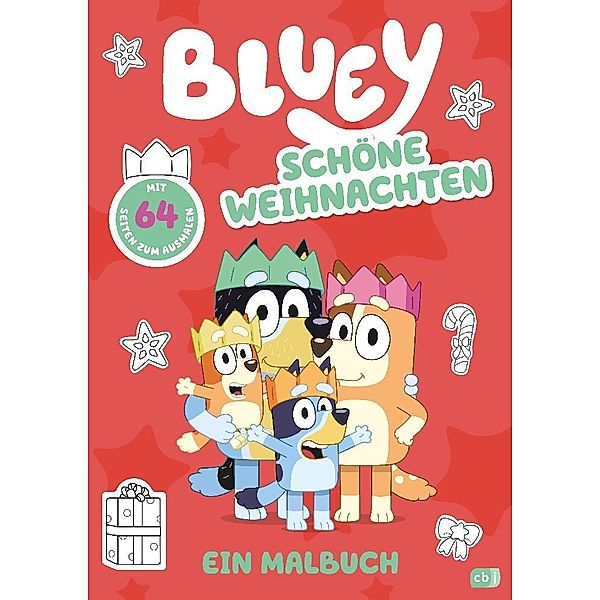 BLUEY - Schöne Weihnachten - Ein Malbuch