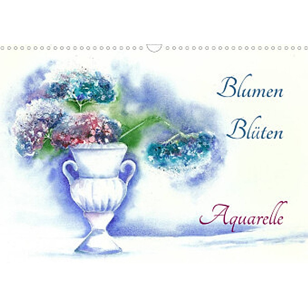 Blumen Blüten Aquarelle (Wandkalender 2022 DIN A3 quer), Jitka Krause