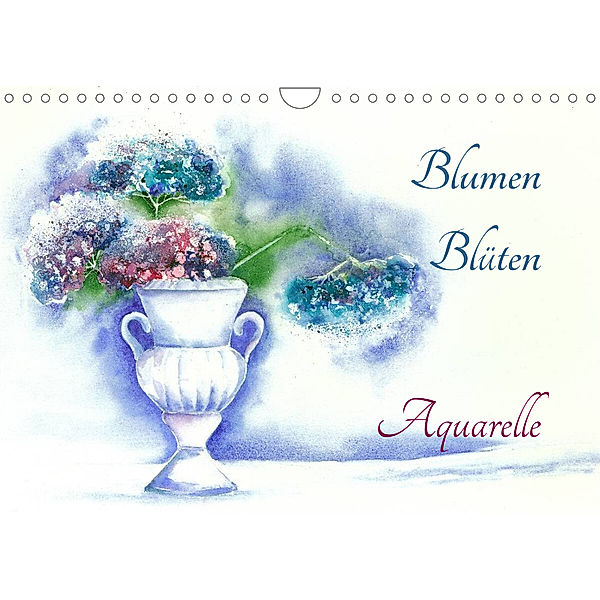 Blumen Blüten Aquarelle (Wandkalender 2023 DIN A4 quer), Jitka Krause