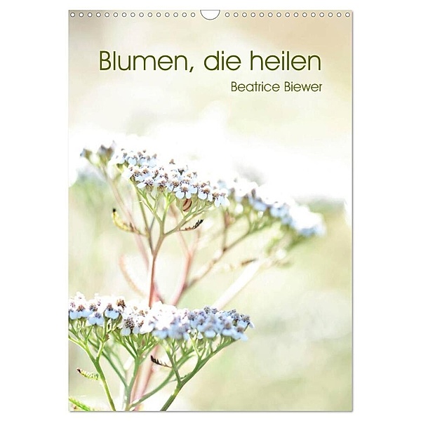 Blumen, die heilen (Wandkalender 2024 DIN A3 hoch), CALVENDO Monatskalender, Beatrice Biewer
