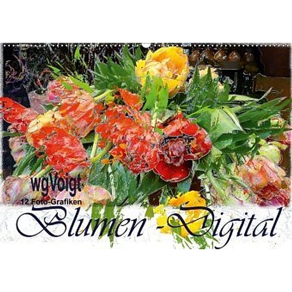 Blumen - Digital (Wandkalender 2020 DIN A2 quer)