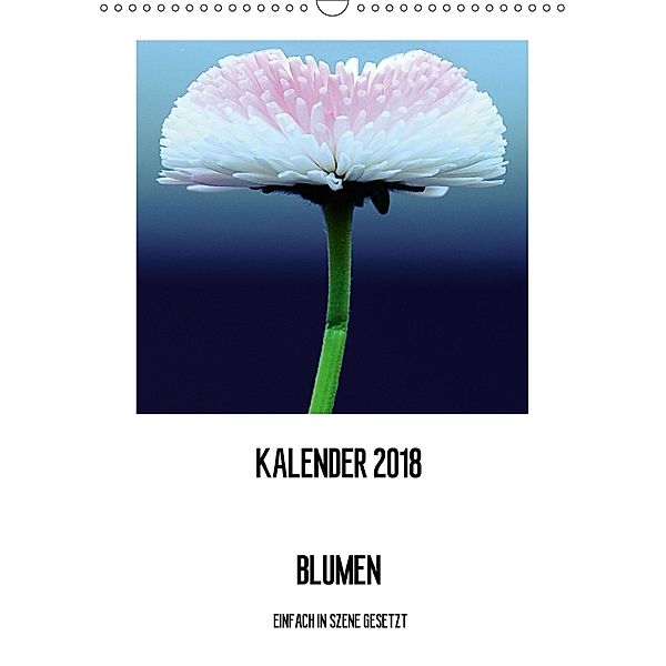 BLUMEN EINFACH IN SZENE GESETZT (Wandkalender 2018 DIN A3 hoch), Susanne Jeschke