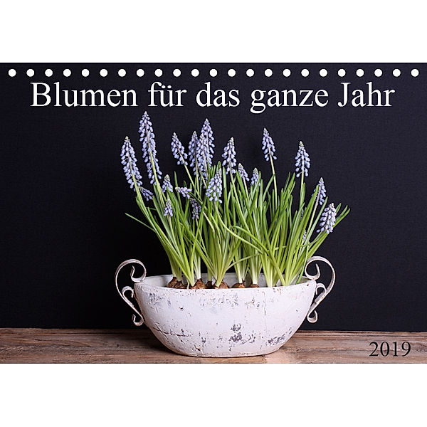 Blumen für das ganze Jahr (Tischkalender 2019 DIN A5 quer), SchnelleWelten