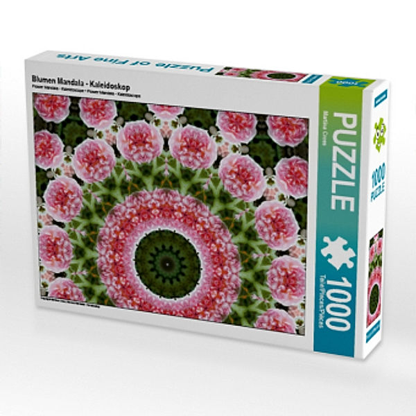 Blumen Mandala - Kaleidoskop (Puzzle), Martina Cross