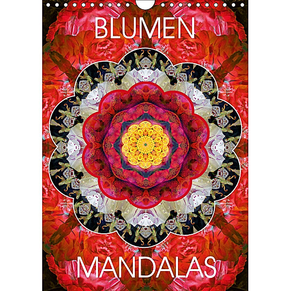 BLUMEN MANDALAS (Wandkalender 2019 DIN A4 hoch), ALAYA GADEH