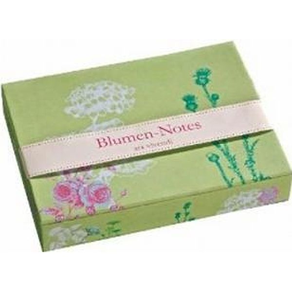 Blumen-Notes Haftnotizzettel-Box