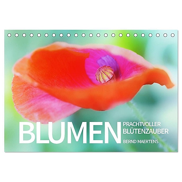 BLUMEN Prachtvoller Blütenzauber (Tischkalender 2025 DIN A5 quer), CALVENDO Monatskalender, Calvendo, Bernd Maertens