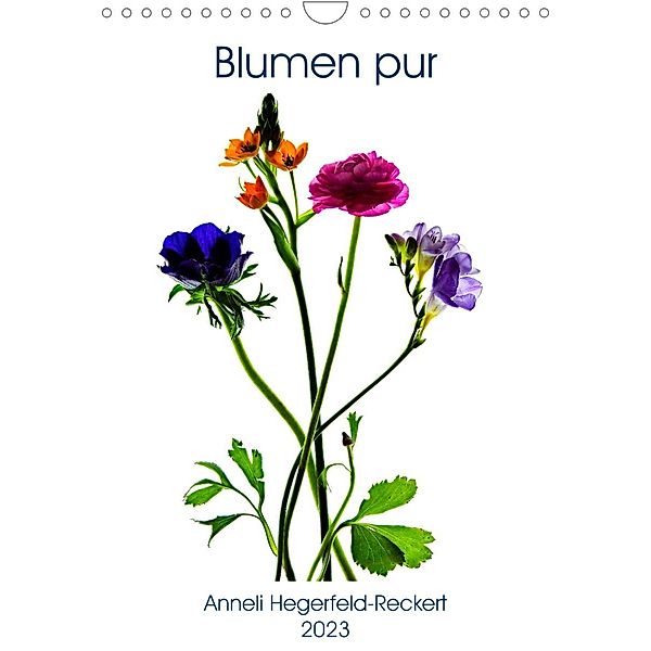 Blumen pur (Wandkalender 2023 DIN A4 hoch), Anneli Hegerfeld-Reckert