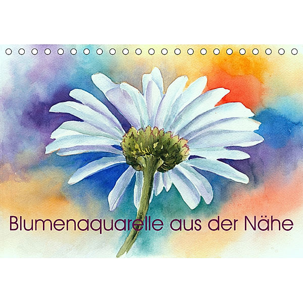 Blumenaquarelle aus der Nähe (Tischkalender 2019 DIN A5 quer), Jitka Krause