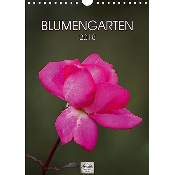 Blumengarten (Wandkalender 2018 DIN A4 hoch), Angela Dölling