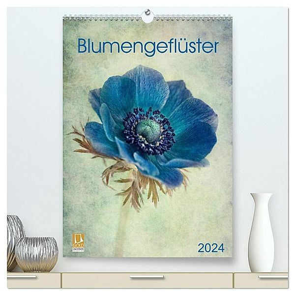 Blumengeflüster (hochwertiger Premium Wandkalender 2024 DIN A2 hoch), Kunstdruck in Hochglanz, Claudia Möckel / Lucy L!u