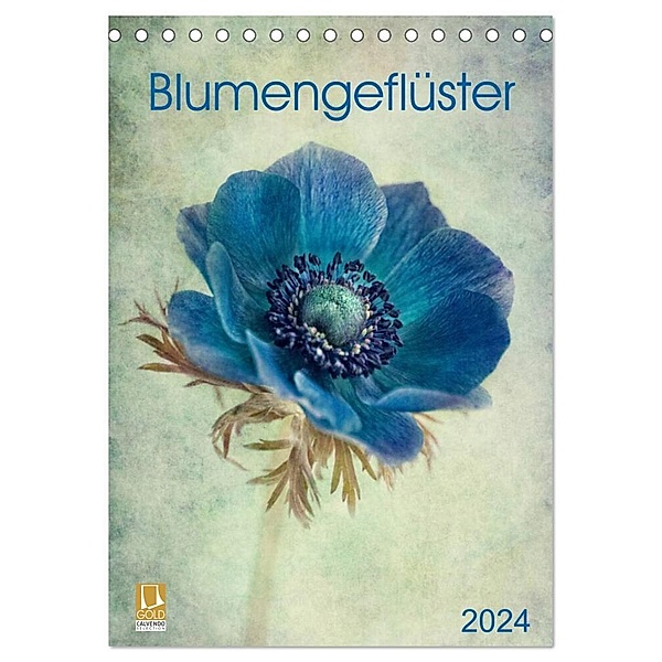Blumengeflüster (Tischkalender 2024 DIN A5 hoch), CALVENDO Monatskalender, Claudia Möckel / Lucy L!u